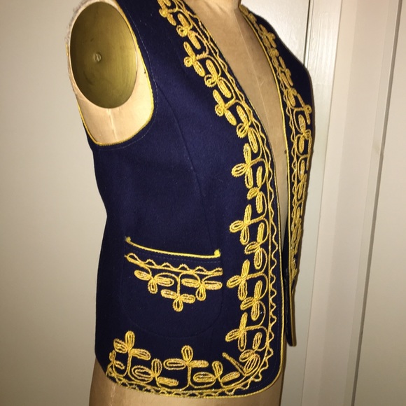 Vintage 1970’s Turkish Hand Embroidered Soutache Vest - Picture 4 of 15